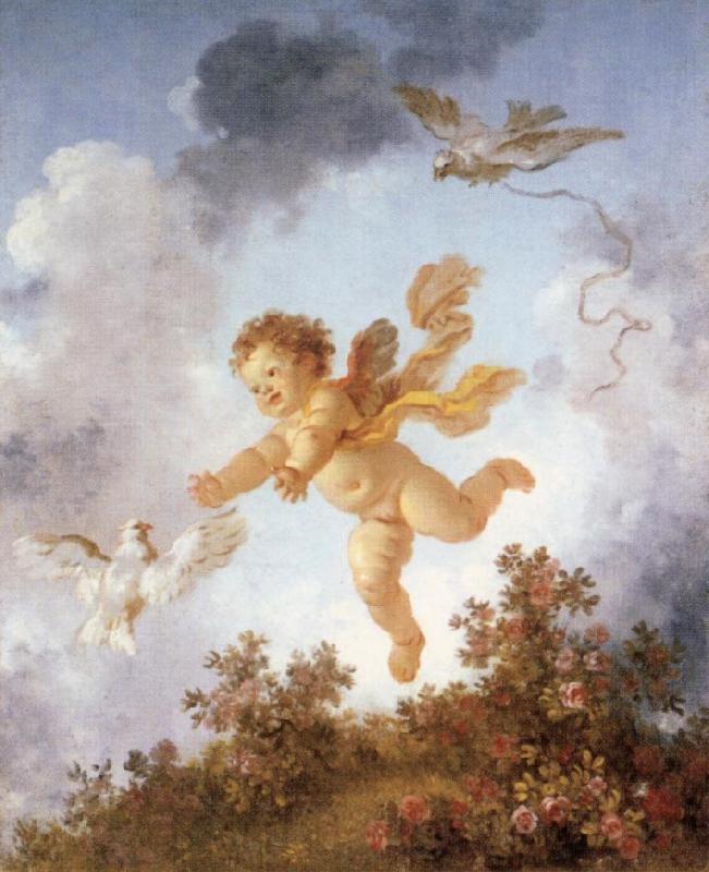 Jean-Honore Fragonard Pursuing a dove